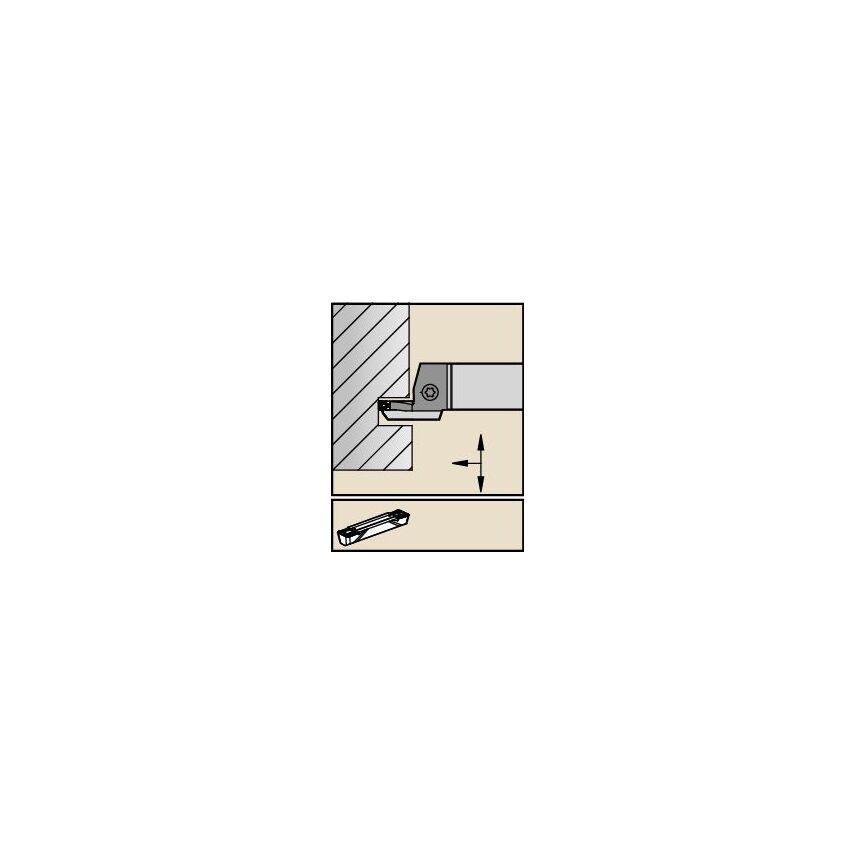 A4SBR2020K3S14025036 A4 Holder W20, 0MM L125, 3MM