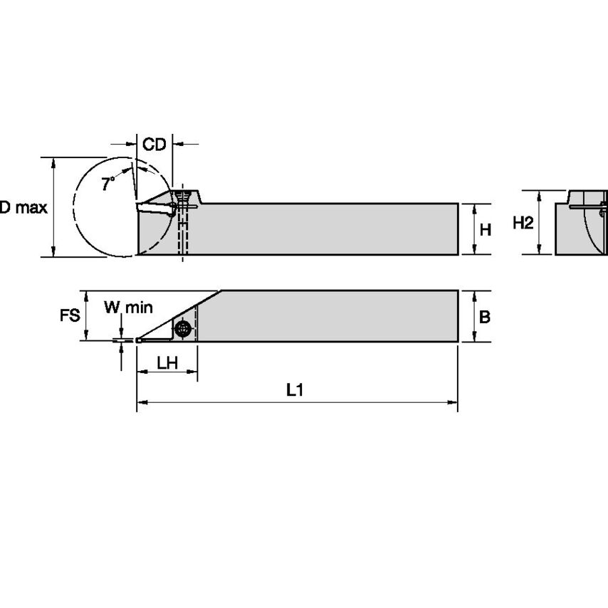 A4SCR100113 A4 Holder W0.63 L4.50