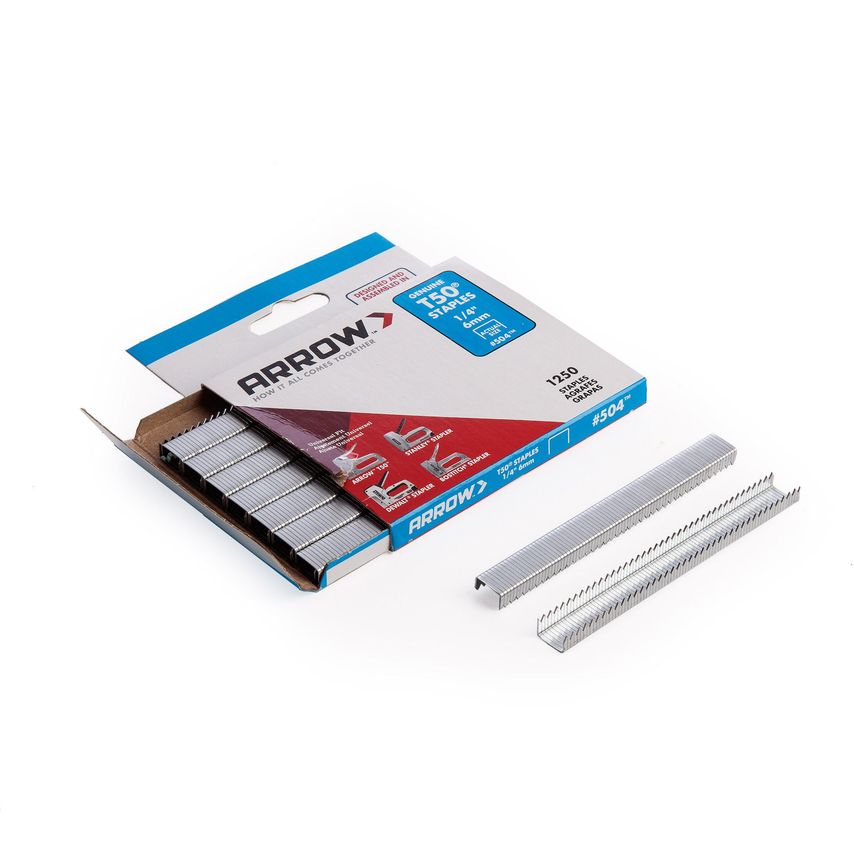 A50424 T50 Staples 6mm 1/4in, Pack of 1250