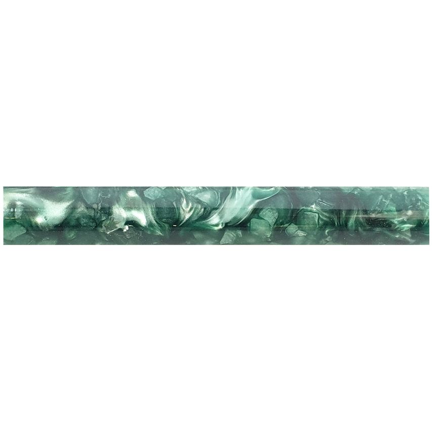 AB11 Crush Acrylic Pen Blank - Light Green and White
