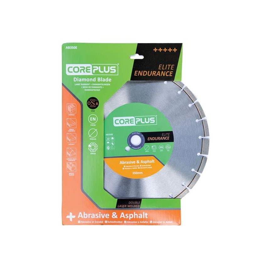 AB350E Elite Abrasive & Asphalt Diamond Blade 350mm CORDBAB350E
