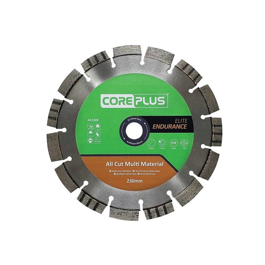 AC230E Elite All Cut Multi-Material Diamond Blade 230mm CORDBAC230E