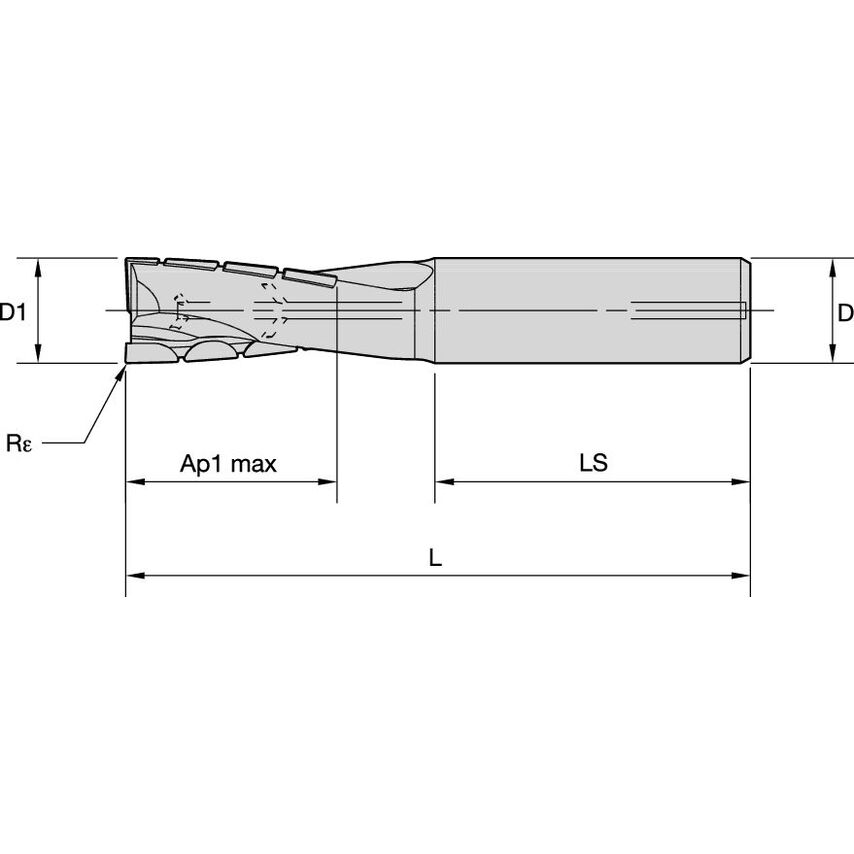 ALCR2RA1600N032HAR030IM End Mill PCD 16X16X32X92 R0.3