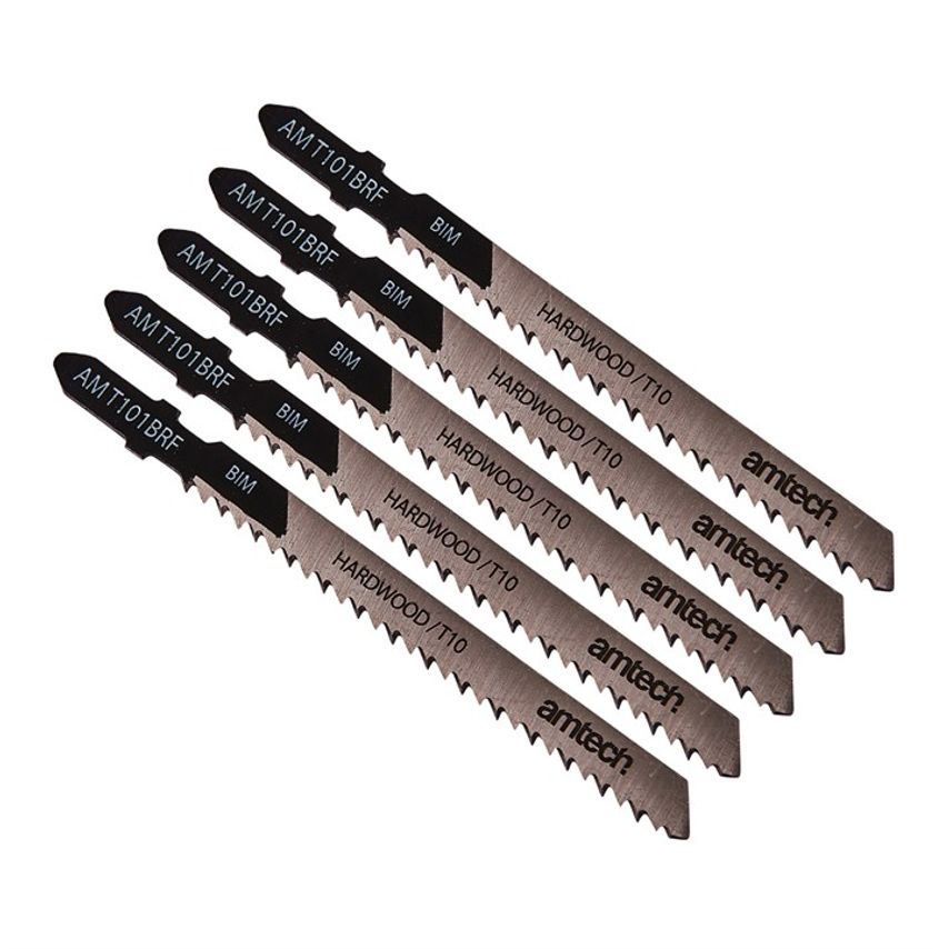 AMT101BRF Reverse Cut Wood Jigsaw Blade Set - Pack of 5
