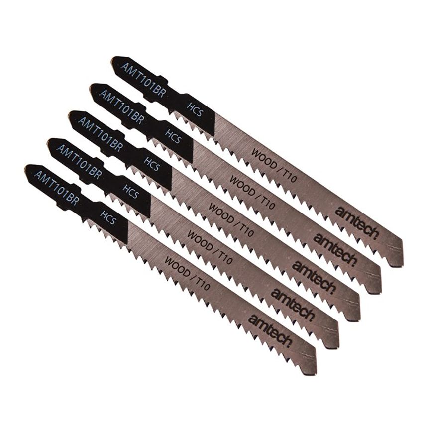 AMT101BR Reverse Cut Wood Jigsaw Blade Set - Pack of 5