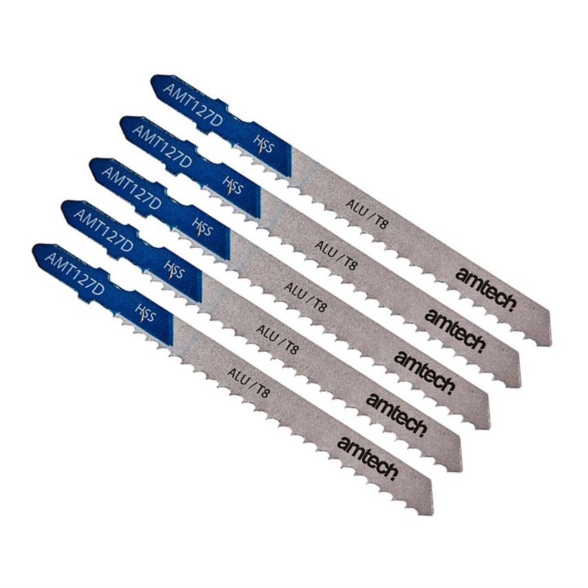 AMT127D Aluminium Jigsaw Blade Set - Pack of 5