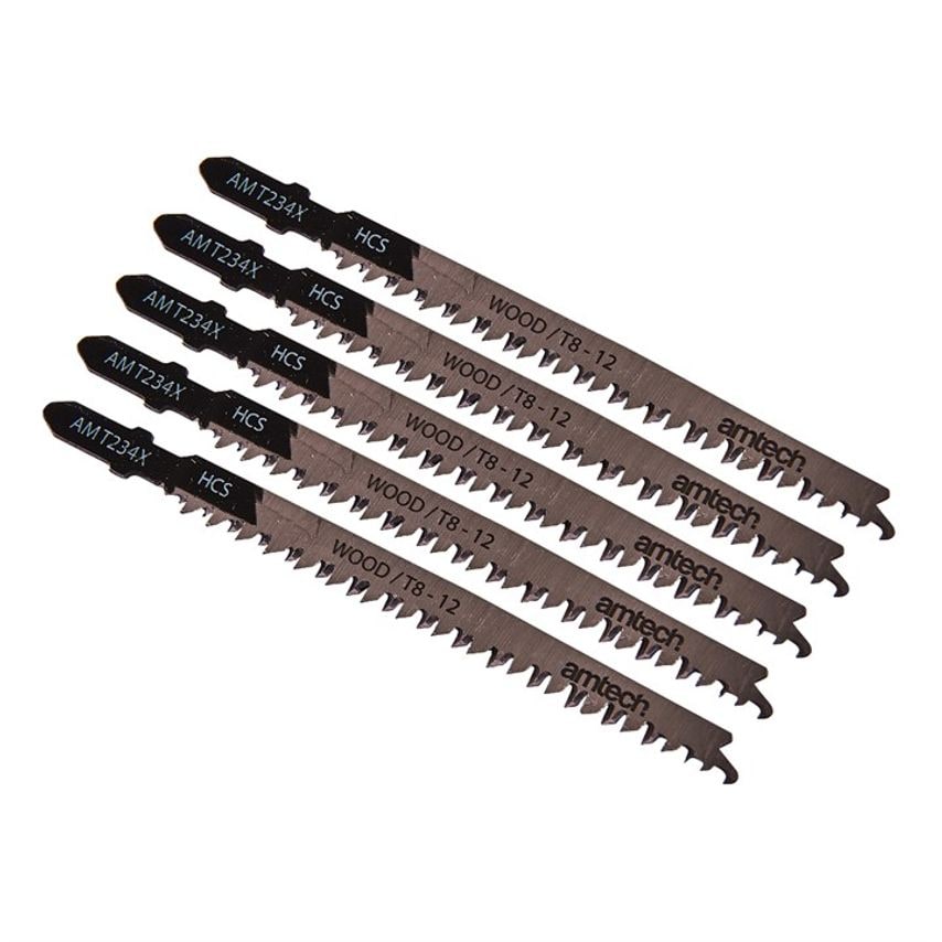 AMT234 X Wood Jigsaw Blade Set - Pack of 5