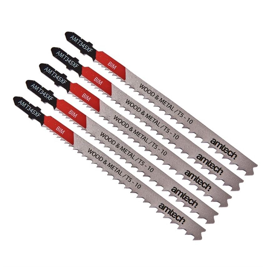 AMT345XF Wood and Metal Jigsaw Blade Set - Pack of 5
