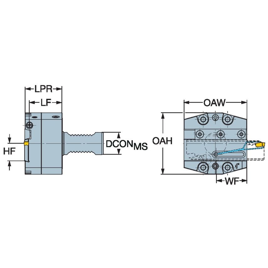 APBA-L-VDI40-25-HP Adaptor