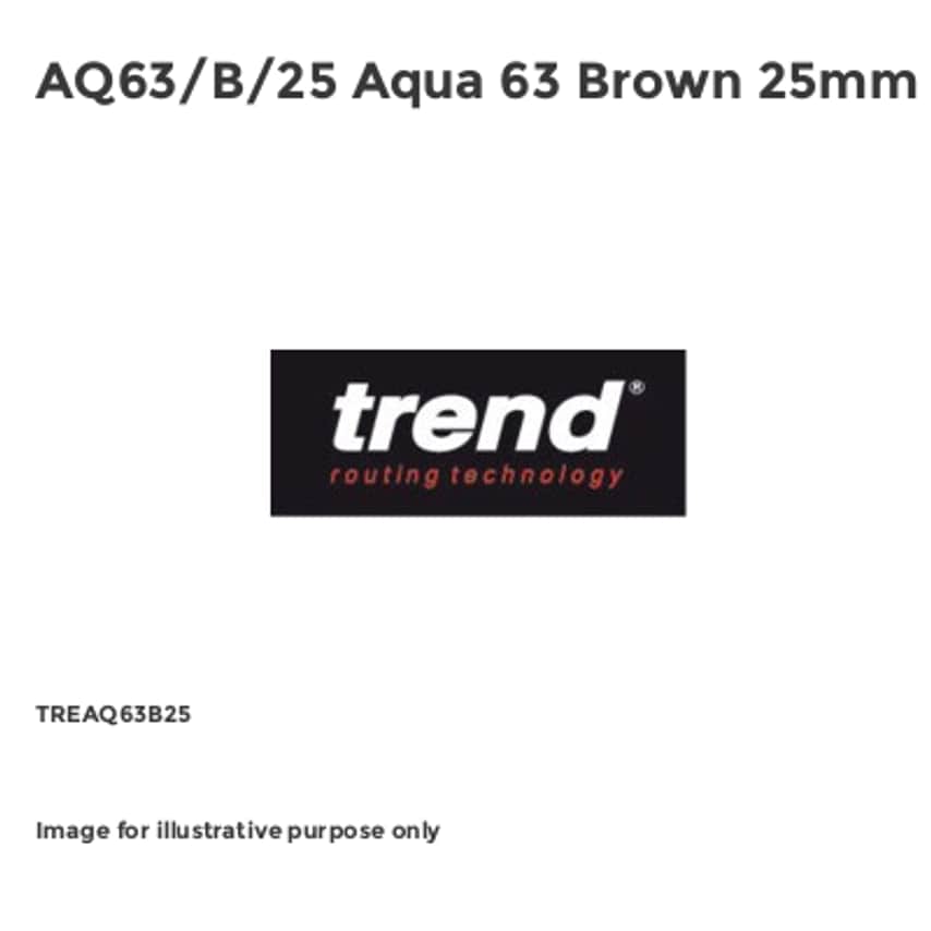 AQ63/B/25 Aqua 63 Brown 25mm