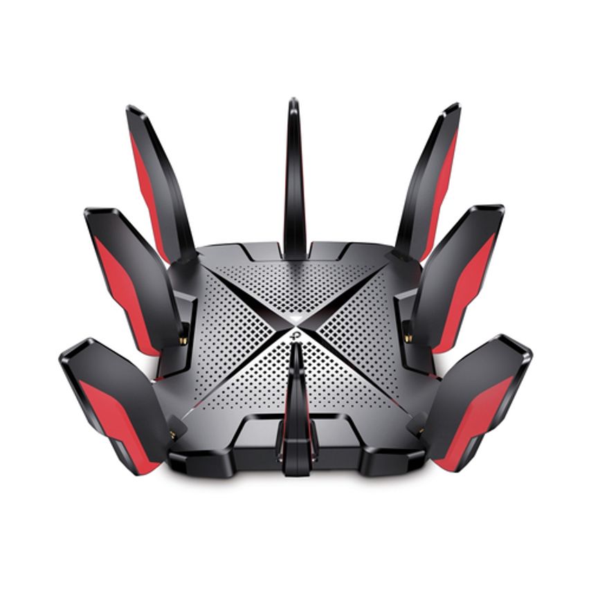 AX6600, Wi-Fi 6, 5 GHz/5 GHz/2.4 GHz, 1.5 GHz Quad-Core CPU, 1x 2.5 Gbps WAN/LAN, 1x Gigabit WAN/LAN, 3x Gigabit LAN, 1x USB 3.0 Port, 1x USB 2.0 Port, 212 x 212 x 51.8 mm