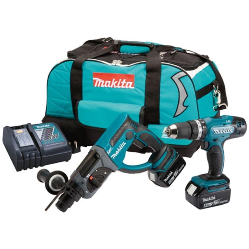 Accessories 18VLXT Combi Drill & SDS+ Drill 2 4AH