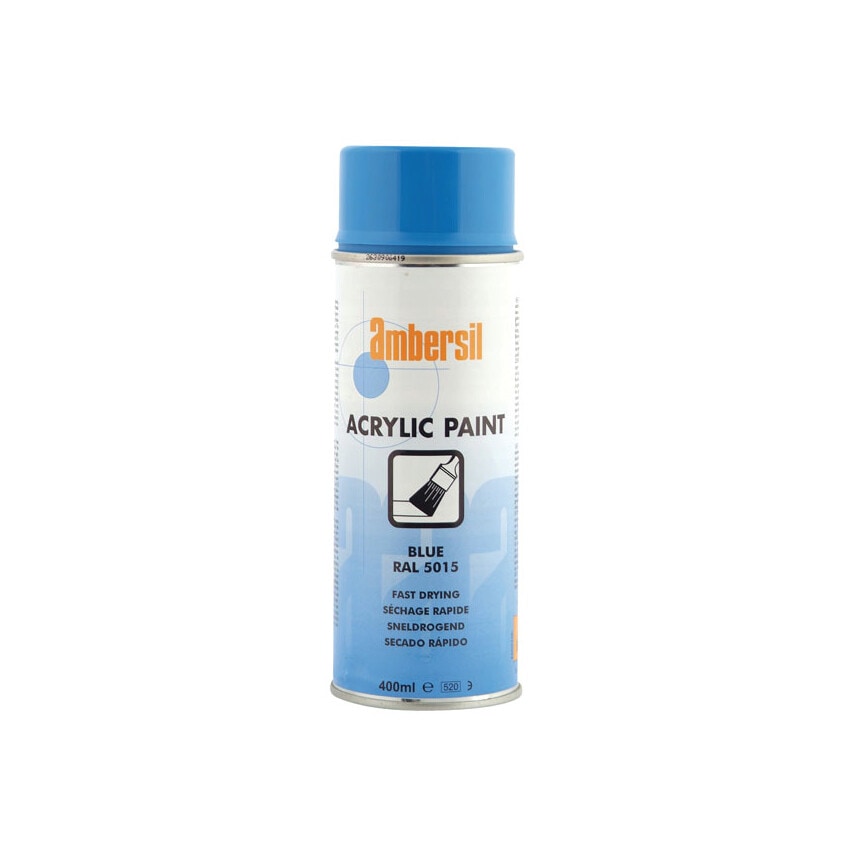 Acrylic Aerosol Spray Paint, Blue - 400ml