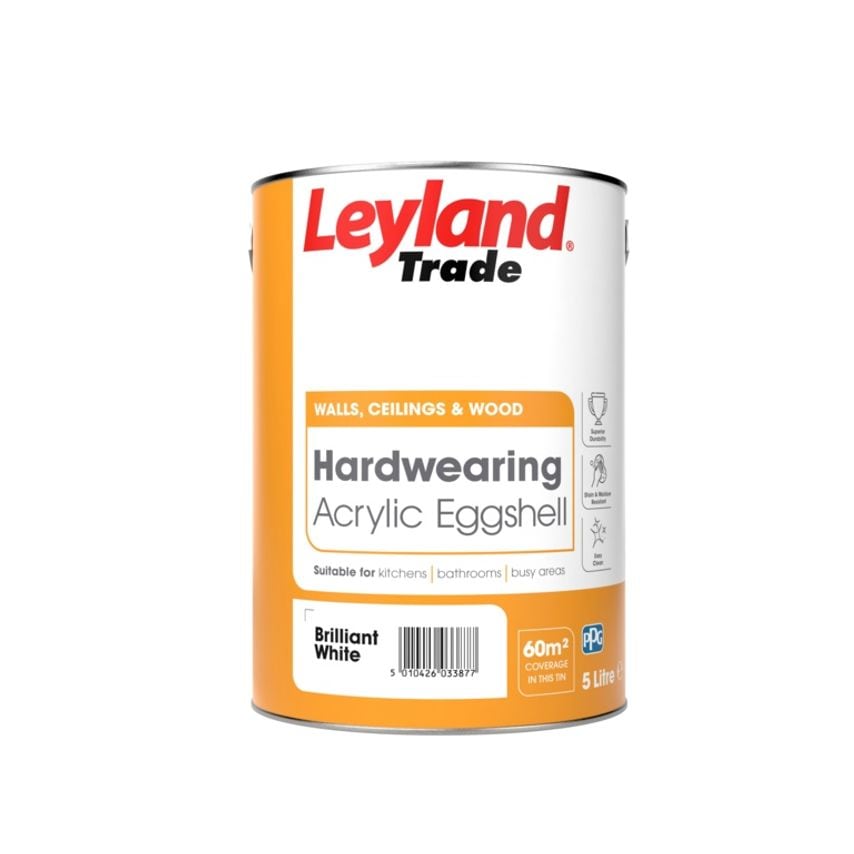 Acrylic Eggshell 5 Liter Brilliant White