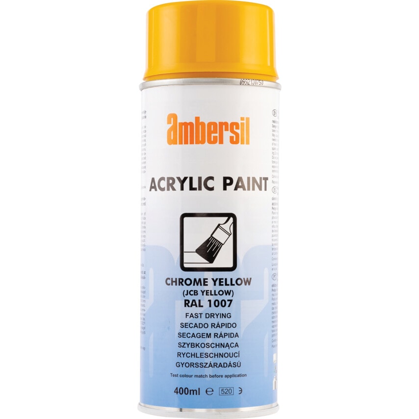 Acrylic Paint, JCB Yellow, 400ML