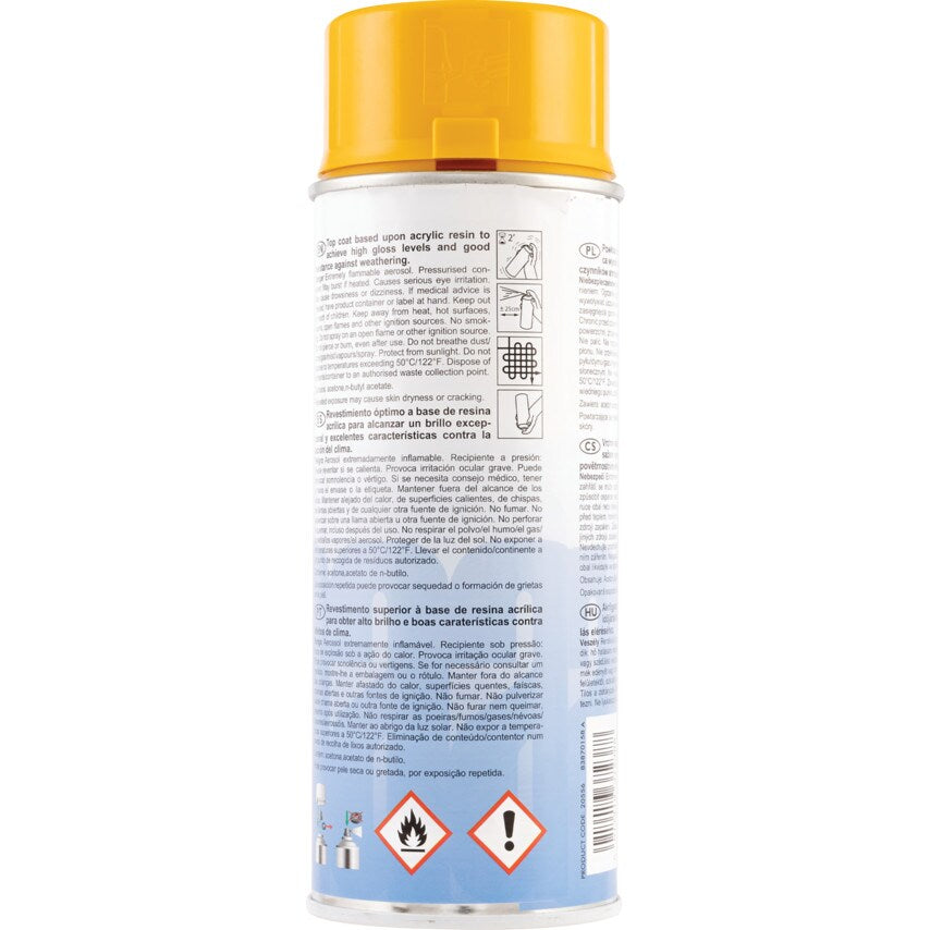 Acrylic Paint, JCB Yellow, 400ML