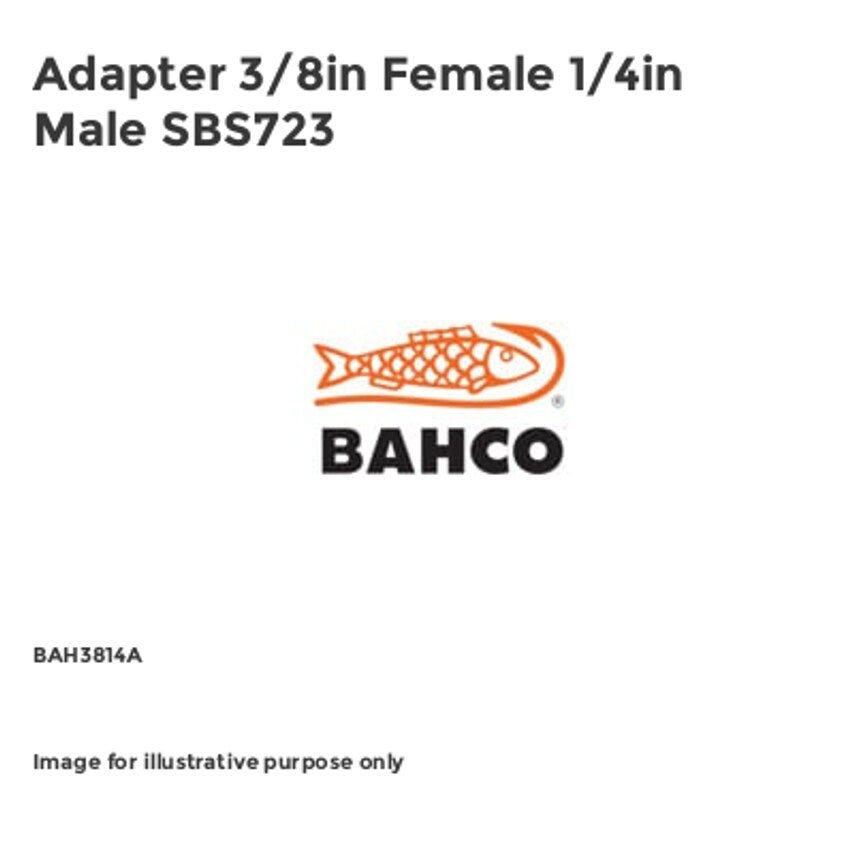 Adapter 3/8in Female 1/4in Male SBS723 BAH3814A