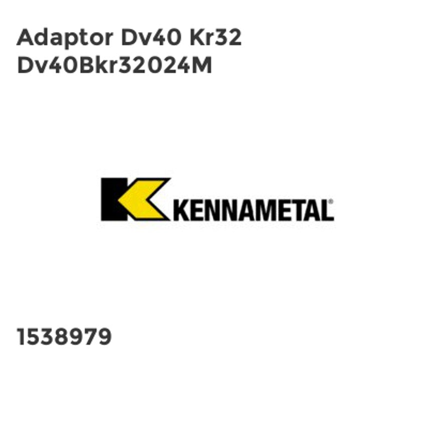 Adaptor Dv40 Kr32 Dv40Bkr32024M