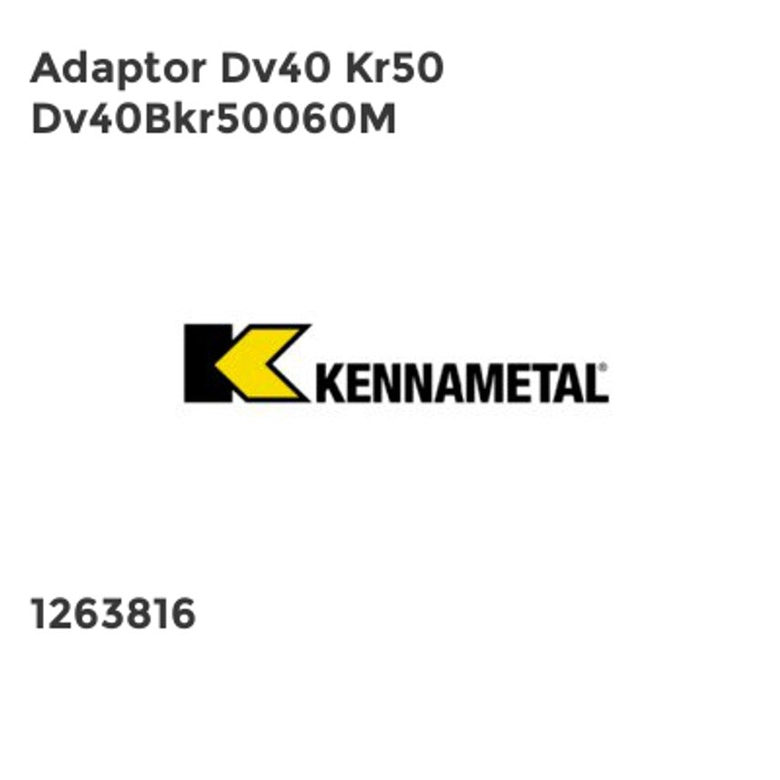 Adaptor Dv40 Kr50 Dv40Bkr50060M