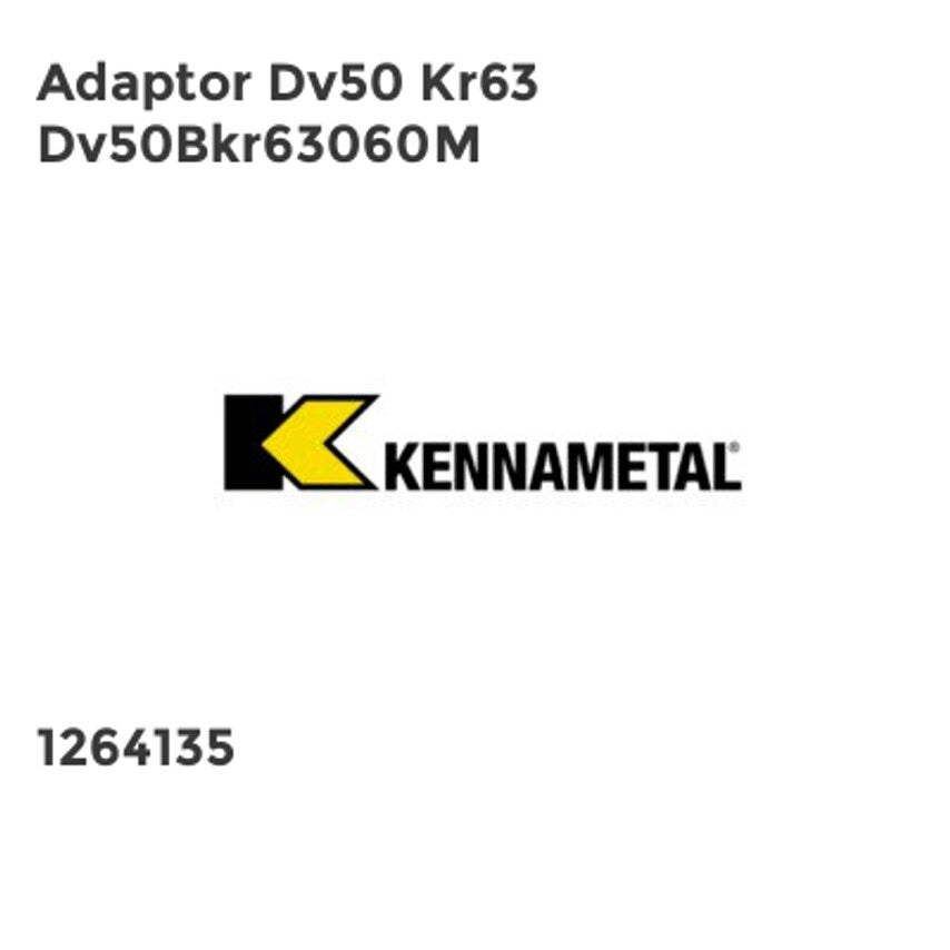 Adaptor Dv50 Kr63 Dv50Bkr63060M