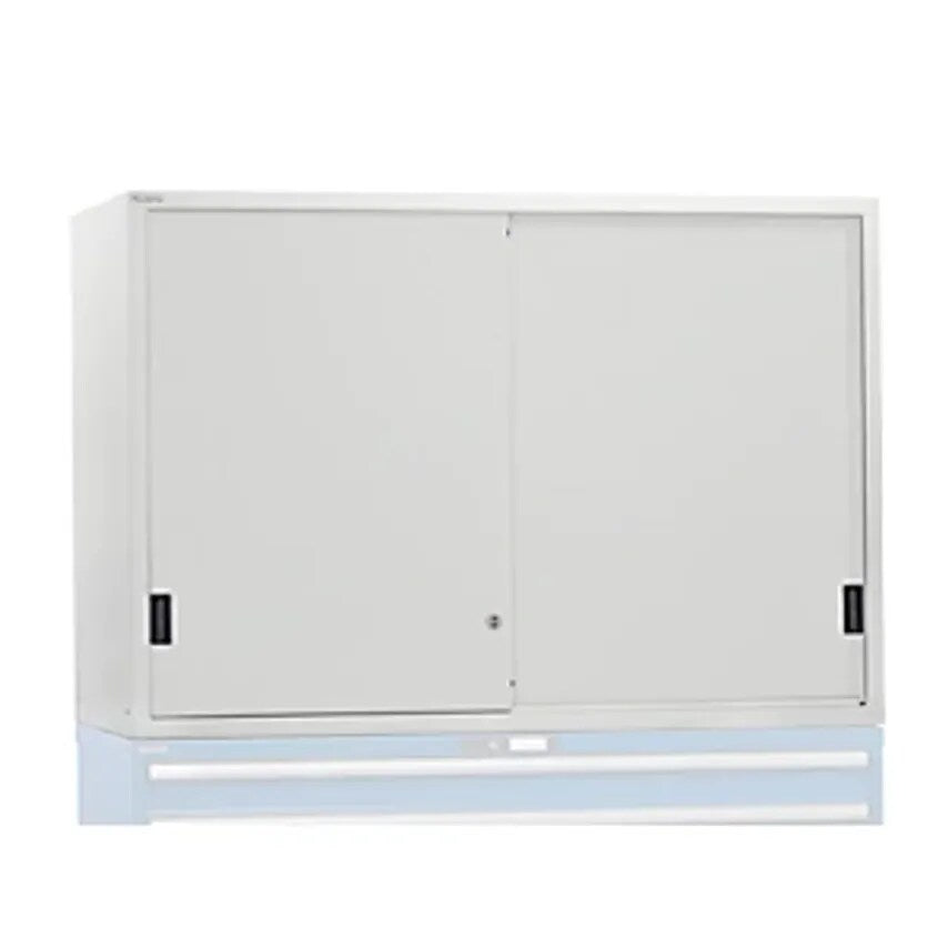 Add On Cupboard With Sliding Doors - Doors Solid Panels - HxWxD 1000 X 1023 X 725mm, Light Grey