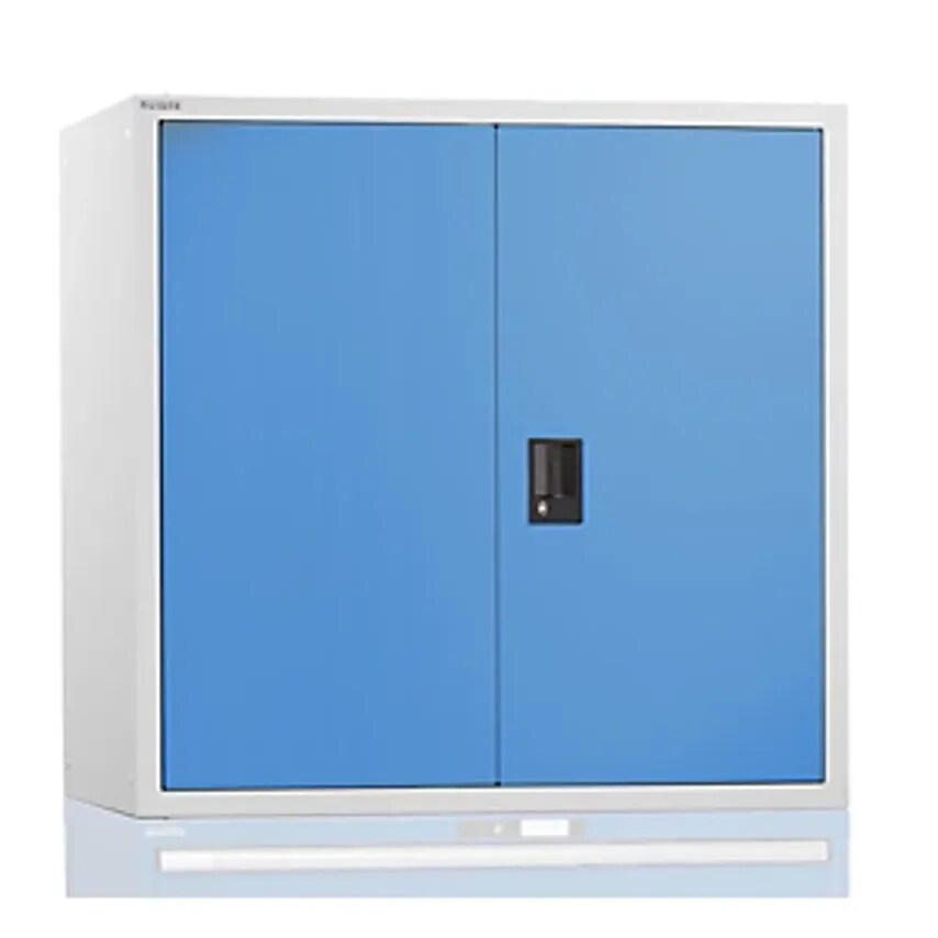 Add-on Cupboard With Hinged Doors, With Solid Panel Doors, HxWxD 1000 X 1023 X 725mm, Light Blue