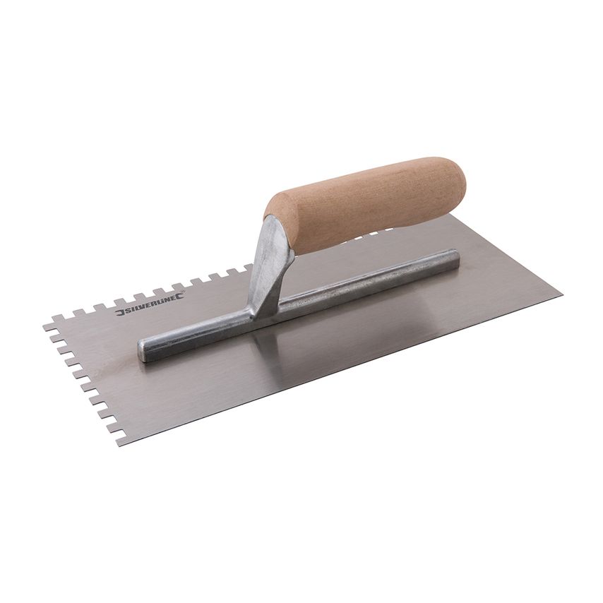 Adhesive Trowel Wood-Handle 280 X 120mm - 6mm Teeth