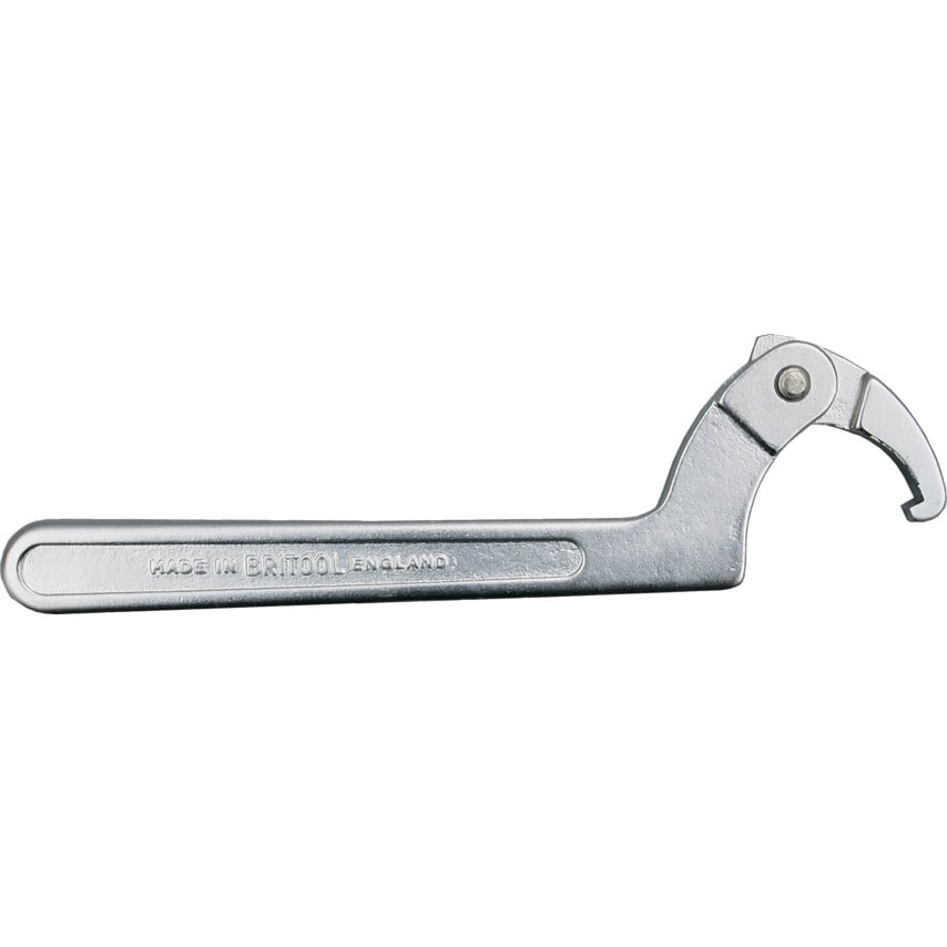 Adjustable C Spanner, Chrome Vanadium Steel, 165mm Length, 19-51mm Jaw Capacity