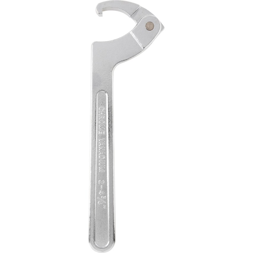 Adjustable C Spanner, Chrome Vanadium Steel, 287mm Length, 50-120mm Jaw Capacity