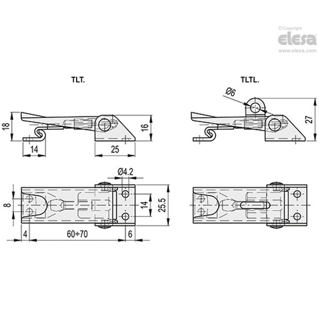 Adjustable Hook Clamp-TLT.Z-22/60-70+R