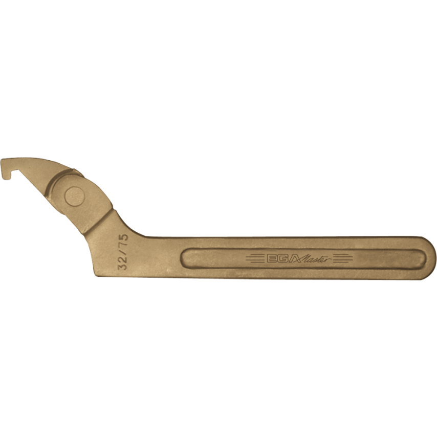 Adjustable Hook Spanner 50-120mm Non Sparking Al-Bron