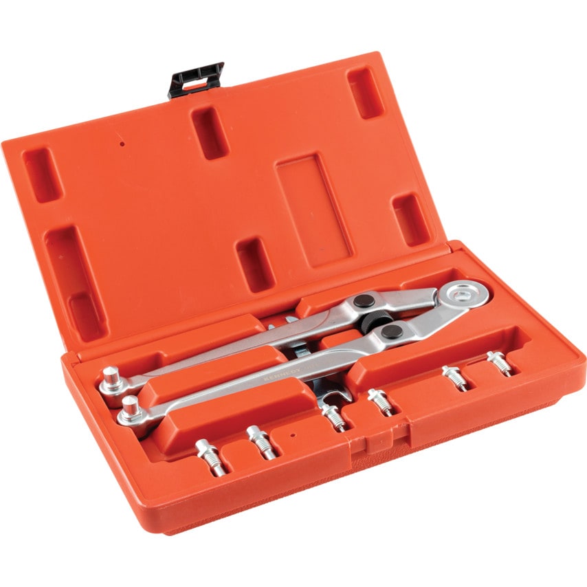 Adjustable Pin Spanner, Steel, 255mm Length, 20-100mm Jaw Capacity