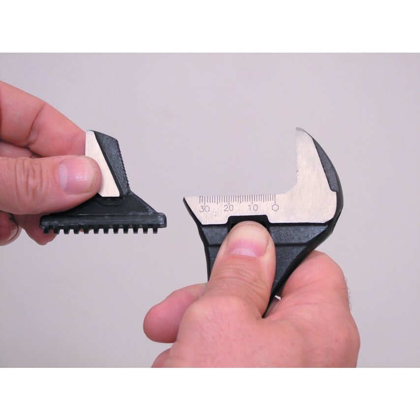 Adjustable Spanner, Steel, 10in./250mm Length, 30mm Jaw Capacity