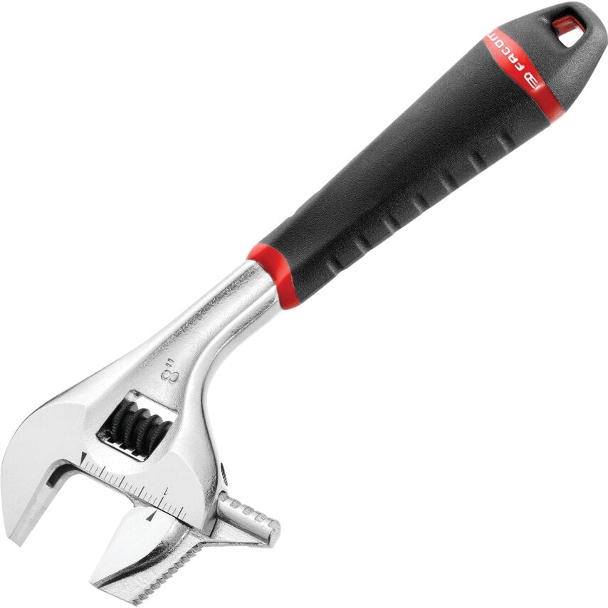 Adjustable Spanners, Chrome Vanadium Steel, 201mm Length, 33mm Jaw Capacity