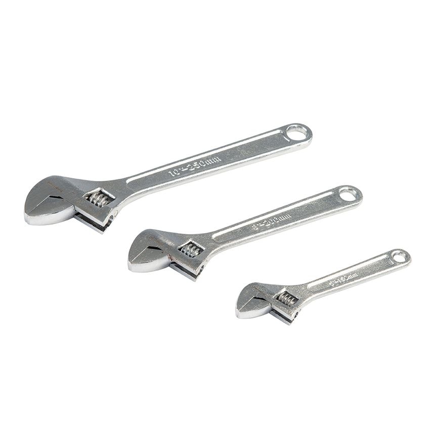 Adjustable Wrench Set 3 Piece 150, 200 & 250mm