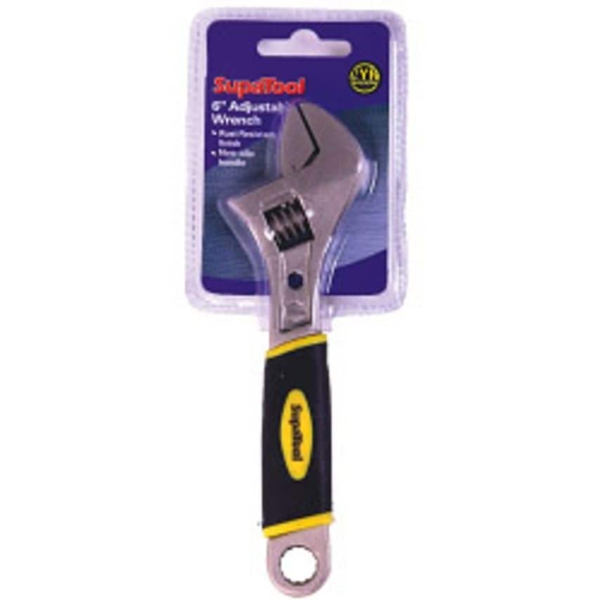 Adjustable Wrench with Power Grip 6"/150mm