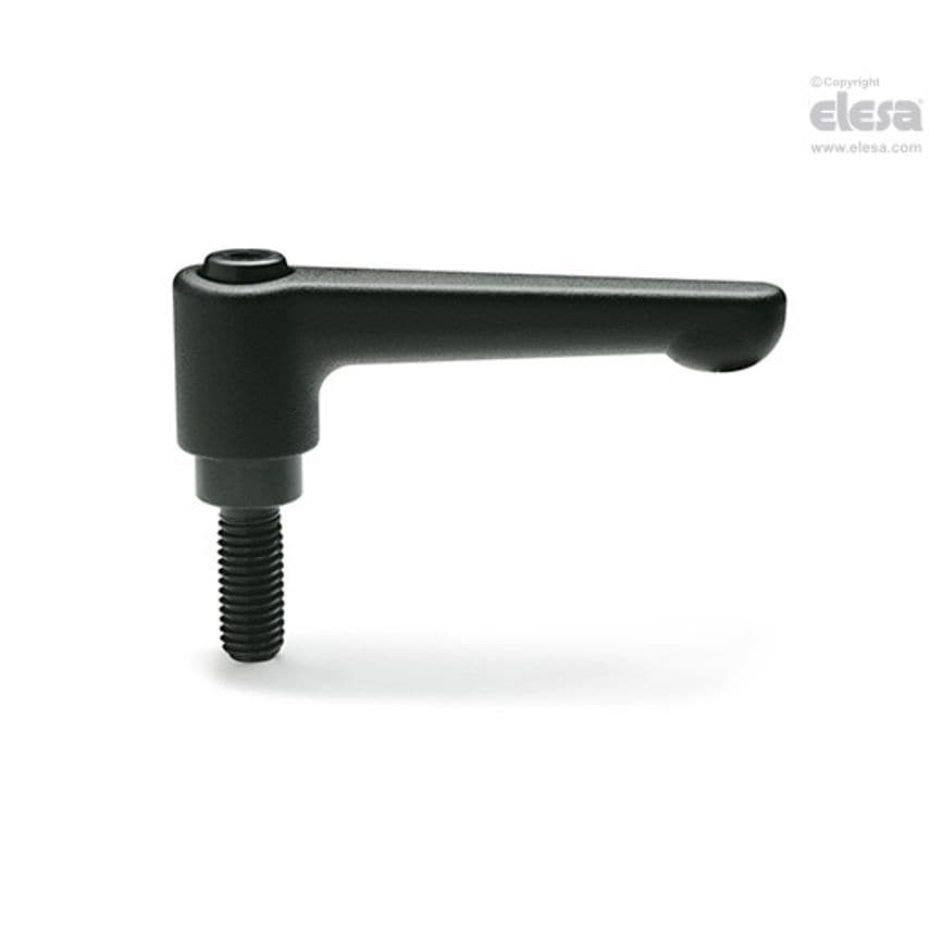 Adjustable handle-GN 302-78-M10-16-OS