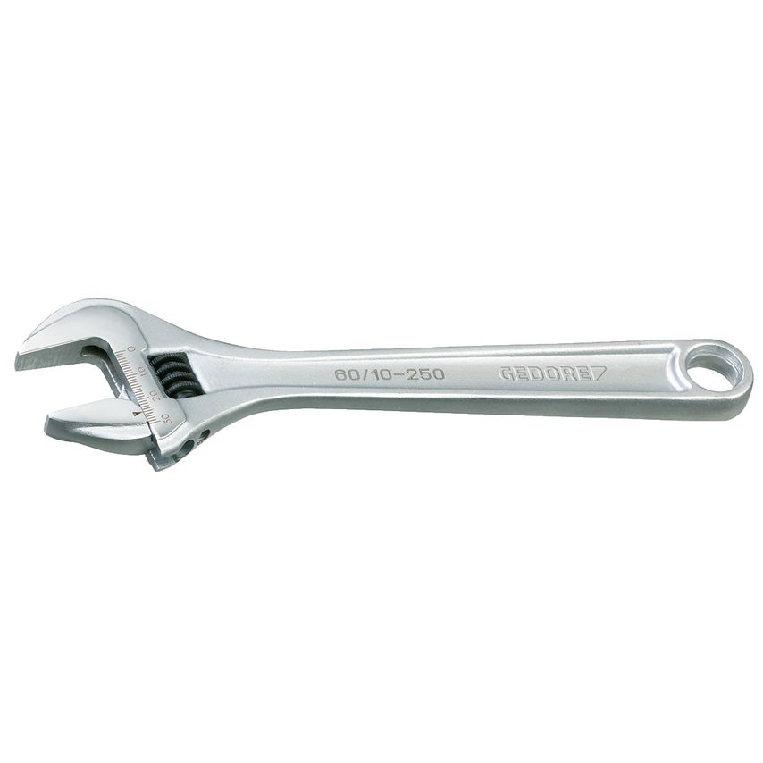 Adjustable spanner, open end 6"