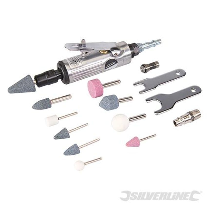 Air Die Grinder Kit 15 Piece 160mm