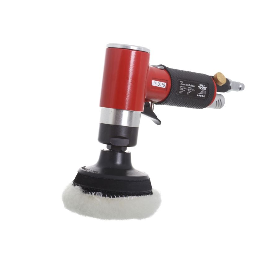 Air Operated Polisher, 75mm, Supplied In Case