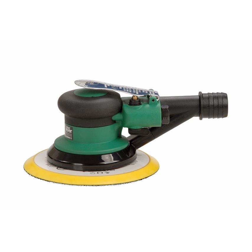 Air Palm Sander with Dust Extraction, 5mm Orbit, 150mm