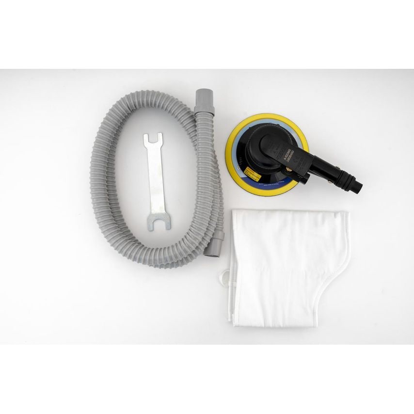 Air Palm Sander with Dust Hose and Bag 2.5mm/6