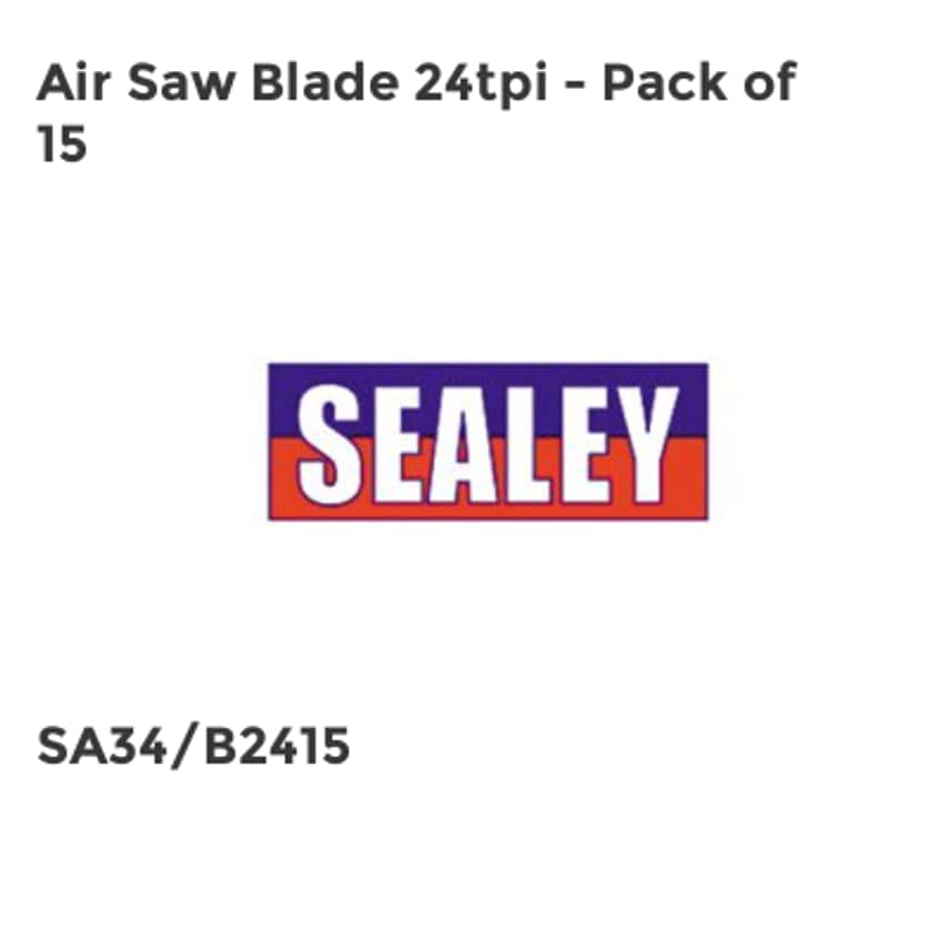 Air Saw Blade 24tpi - Pack of 15