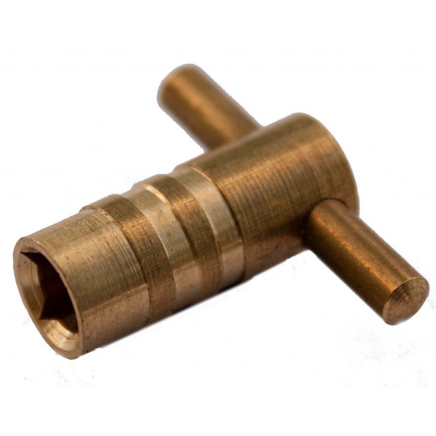 Air Vent Key Brass
