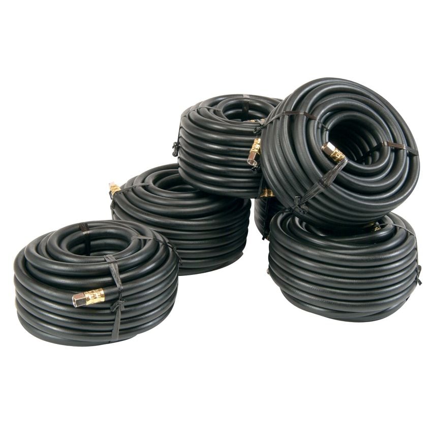 Airhose, 10mm x 20mtr, Rubber, 1/4BSP Swivel Thread