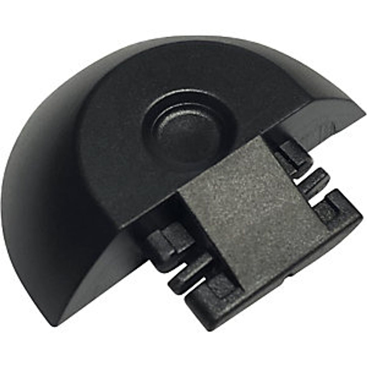Airline Rails - End Cap Semicircular for Airline Rail 2042 Pack of 4 Black