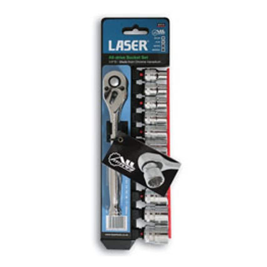 Alldrive Socket Set 3/8"D 12 Piece