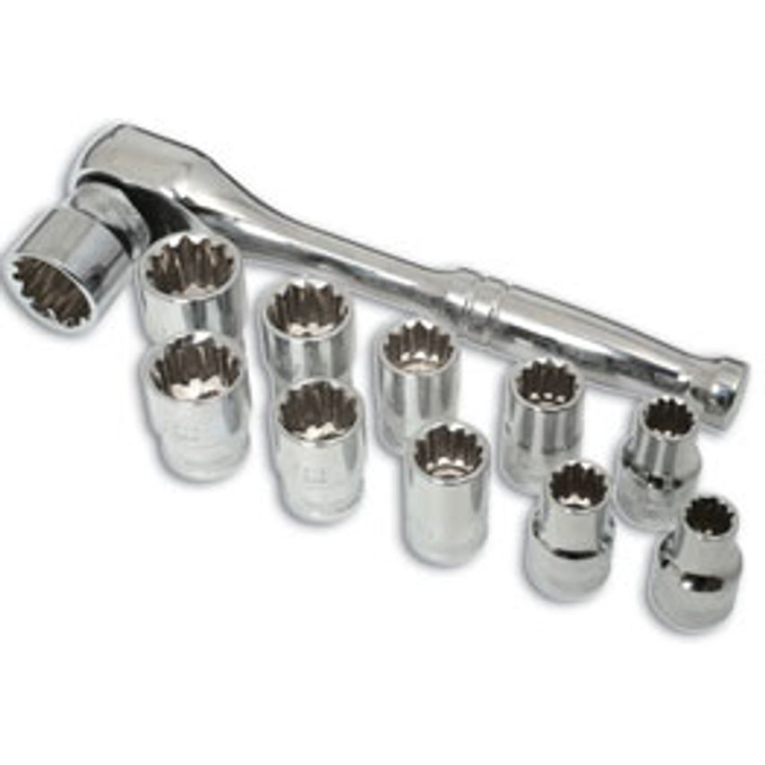 Alldrive Socket Set 3/8"D 12 Piece