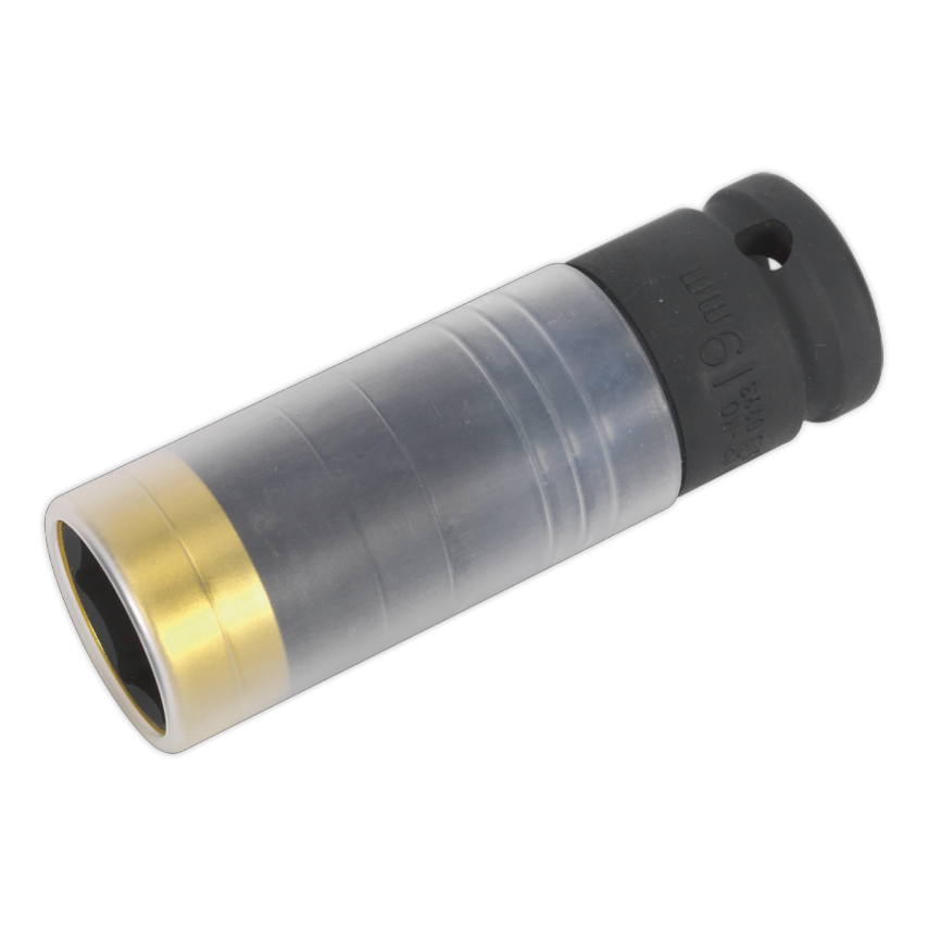 Alloy Wheel Ultra-power Impact Socket 19mm 1/2" Square Drive