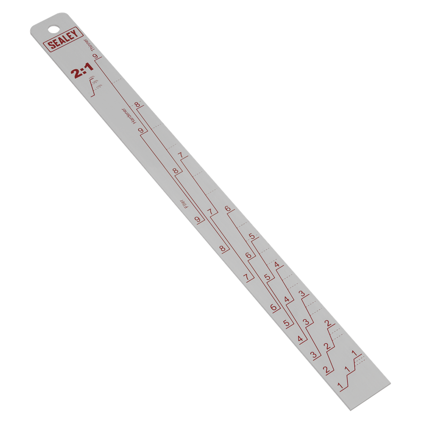 Aluminium Paint Measuring Stick 2:1/4:1